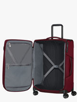 Soepele Reiskoffer Respark Samsonite Violet respark KJ3006-vue-porte